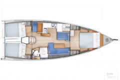 Jeanneau 410 layouts