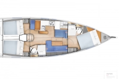 Jeanneau 410 layouts