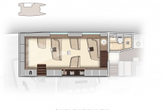Lagoon Seventy 7 Catamaran interior layout