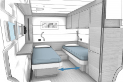Lagoon 55 interior