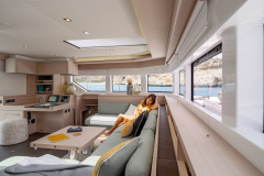 Lagoon 55 interior