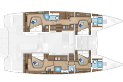 Lagoon 55 layout