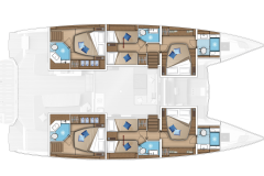 Lagoon 55 layout