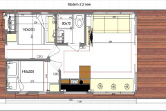 La Mare 11 Houseboat interior layout